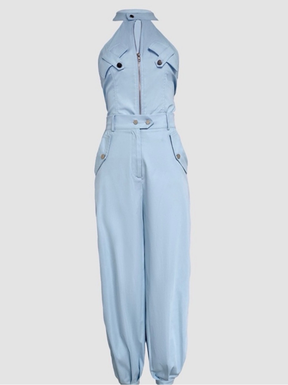 Chicme Light Blue High Neck Two Piece Set, Size XXL - Picture 4 of 13